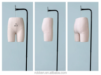 Maniquí de Costura para Parte Inferior del Cuerpo Masculino, para Pantalones, con Base de Espuma de PU y Postura de Pie