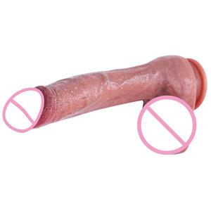 二重層リアルな感じのペニス柔らかい肌セクシーな巨大な大きなディルド女性のオナホールXXXL女性の大人のおもちゃのためのリアルなディルド - Product Image 5