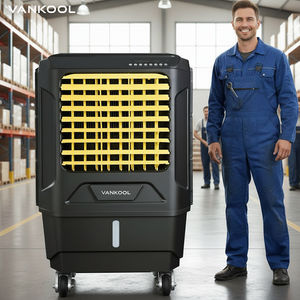 Refroidisseur d'air évaporatif portable de 25000 m³/h alimenté par courant alternatif, à faible bruit et écologique, pour hôtels, usines et entrepôts - Product Image 1