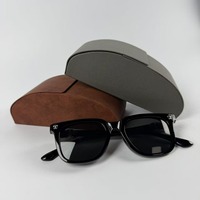Nouvel Arrivage SG311 Étui à Lunettes Fait Main en PU Couleur Personnalisée pour Présentation de Lunettes Fabricant