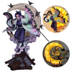 <span class=keywords><strong>Figurine</strong></span> de dessin animé Demon Slayer, <span class=keywords><strong>Kochou</strong></span> <span class=keywords><strong>Shinobu</strong></span>, avec lumière LED, Kimetsu no Yaiba, jouet poupée, 28cm - Product Image 5