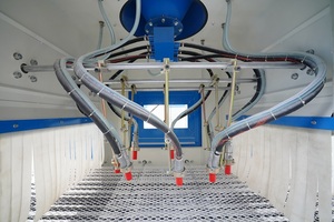 Conveyor Belt Type Automatic <b>Sandblasting</b> Machine for Kitchen Supplies - Product Image 6
