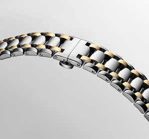 Reloj Automático de Dos Tonos con Fase Lunar, Números Romanos y Correa de Acero Inoxidable para Mujer Longinesing - Product Image 6