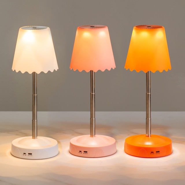 Wholesale Portable LED Reading Light USB Charging Study Desk Lamp College Dormitory Bedside Night Light Custom Cordless Simple