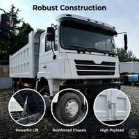 Nouveau Camion Benne Professionnel Robuste Diesel 6x4 Sinotruk Howo Euro 2 371HP pour le Transport de Sable sur Chantier de Construction