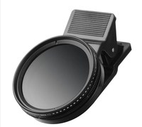 Kit de filtres d'objectif d'appareil photo universel pour smartphone Zomei 2-en-1 ND2-400, étanche, cadre en alliage d'aluminium 37 mm, verre de haute qualité, RoHS