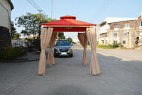 Tente de luxe pour mariage, tente de réception en tissu 6x12, pavillon, auvent pour salon professionnel, tentes de plage, abris solaires