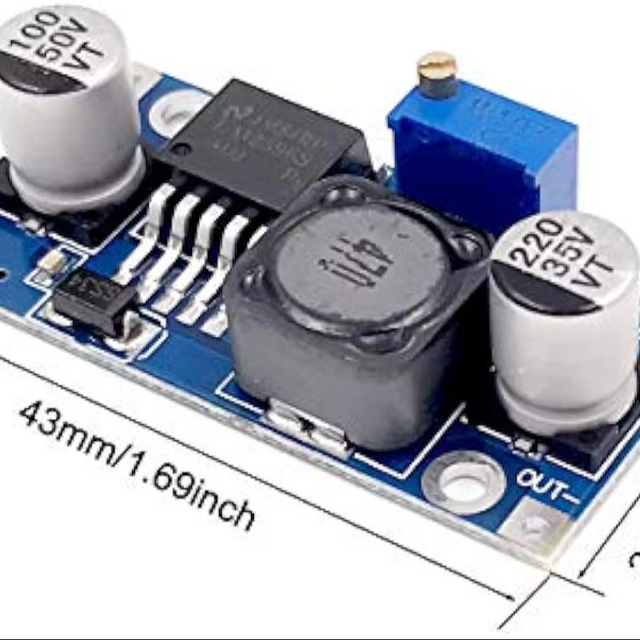 LM2596 DC-DC Buck Converter Step Down Module Power Supply DIP Output 1.25V-30V 3A