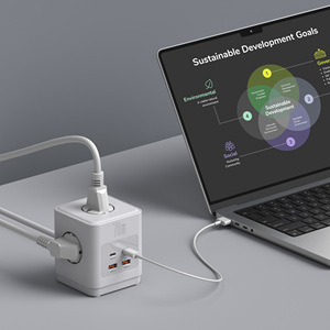 Cable de Extensión USB al por Mayor, Regleta de Alimentación con <span class=keywords><strong>4</strong></span> Tomas, 70W, Convertidor Doméstico Multifuncional, Cable Largo de Alta Calidad - Product Image 5