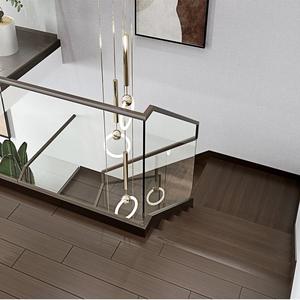 Escalera Metálica Flotante Prefabricada, Moderna, para Interiores, con Cristal Esmerilado, de Bajo Costo, Elegante, para Oficina - Product Image 3