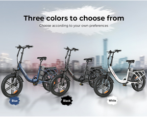 Nuevas llegadas al almacén de la UE: Bicicleta eléctrica plegable CY20 Pro con neumáticos gruesos - Product Image 2