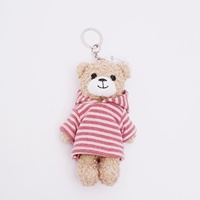 OEM ODM Nouveau tissu écologique Porte-clés ours en peluche doux en couleur personnalisée peluche jouets pour enfants poupée