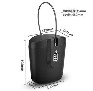 Caja de Seguridad Portátil Impermeable Antirrobo para Exteriores YH2191, Caja de Seguridad Protectora para Viajes y <span class=keywords><strong>Playa</strong></span> - Product Image 6