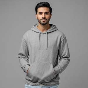 Oversized Fleece Hoodie For Men Comfortable Cotton Streetwear Pullover <b>Sweatshirt</b> OEM Manufacturer Wholesale - Product Image 1