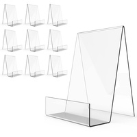 Support de livre en acrylique Support pour tablette Porte-revues Lucite Usine Chevalet de livre en acrylique personnalisé pour affichage Livre Cahier Feuille de musique