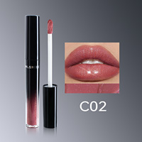 MLSMILE Gloss à lèvres 12 couleurs - Non collant, longue tenue, rouge à lèvres liquide hydratant