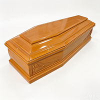 Ataúd Funerario Estilo Europeo con Certificación FSC, Tamaño Personalizable, Origen Shandong, Marca SDD Tmallwood, Venta Directa de Fábrica al Por Mayor