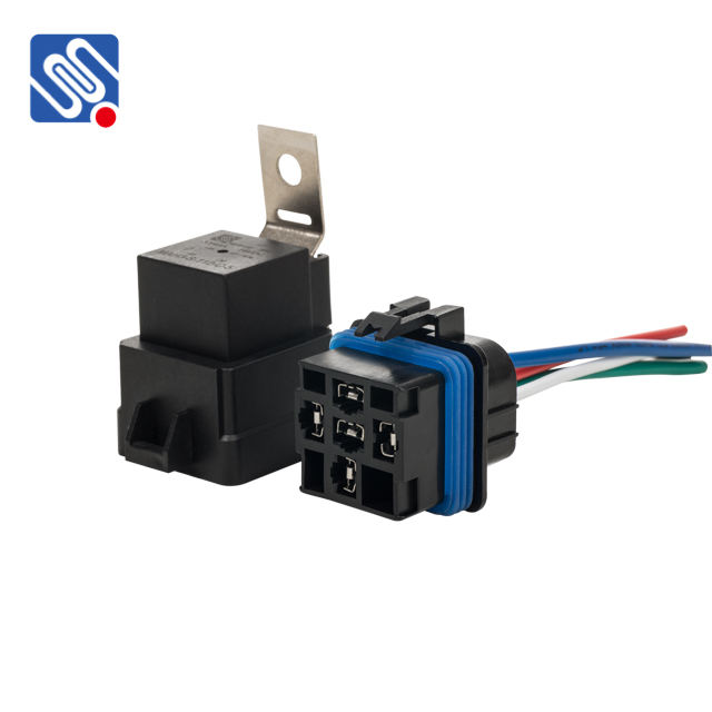 Meishuo MAH3-S-112-C-5 Heavy Duty 40Amp 5-Pin 12V DC Waterproof Auto Relay Miniature Size 10cm Harness Set Car Automotive