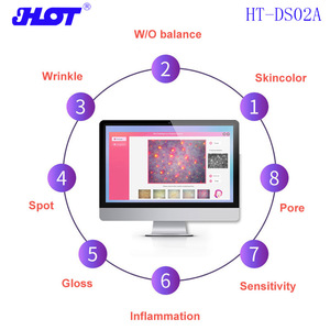 80x pixel 2MP Ba màu ánh sáng tự động phân tích hệ thống phóng đại máy để phân tích da - Product Image 4