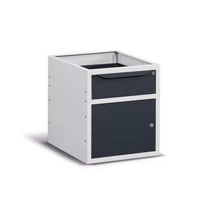 Fami 500x607x570mm banco de trabajo cajón mueble con cajón y armario, capacidad de carga 50 kg - Product Image 1