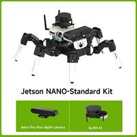 Yahboom 18DOF Muto RS Hexapod Robot ROS2 Set Completo con Batería de Litio para Raspberry Pi 5 NVIDIA Jetson Juguetes de Ciencia e Ingeniería