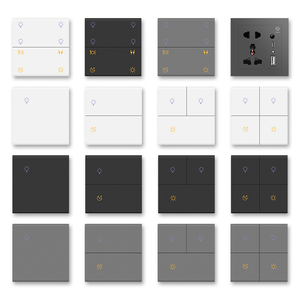 2025 thân thiện với da Key Thiết bị chuyển mạch 8 gang thông minh tuya 2 trong 1 ZigBee tường chuyển đổi trung tính và trực tiếp chuyển đổi với xây dựng trong 16A tiếp sức - Product Image 1