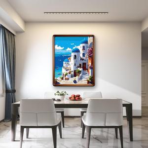 Quadros de Paisagens Personalizados em Acrílico Ecológico 40x50 cm Sem Moldura, Kit de Pintura por Números para Alívio do Estresse de Adultos - Product Image 1