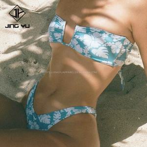 Bikini sur mesure pour femmes, maillots de bain avec impression de logo à la demande, maillots de bain hawaïens pour les vacances à la plage et vêtements de plage - Product Image 1