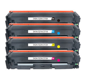 Tóner de Color Compatible con Laserjet CP1210 1215 Cm1312mfp <span class=keywords><strong>1510</strong></span> CB540A CE320A CF210A, Cartucho de Tóner Universal para <span class=keywords><strong>HP</strong></span> - Product Image 1