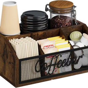 Étagère de rangement en bois massif, plateau en bambou, étagère de rangement multi-compartiments en bois pour bouteilles d'épices sur comptoir de cuisine - Product Image 2