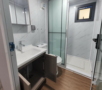 Pack plat détachable maison préfabriquée maisons prêtes conteneur cadres chambre 20 pieds parc modèle maisons préfabriquées conteneur maison