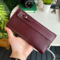 2023 Top Grade Unisex Brieftasche Karten etui Brieftasche Leder Damen und Herren Mode Brieftasche Lange Echt leder Geschenk box 10St