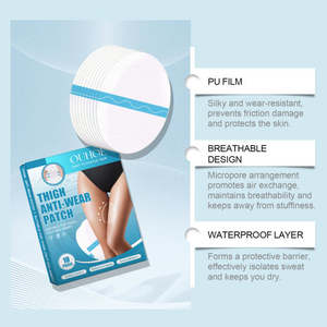 Protector de Piernas y Calentadores Elásticos Transpirables Ouhoe, Anti-Fricción, Anti-Desgaste, Adhesivos para Muslos, Pantorrillas y Talones - Product Image 4