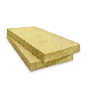 Fireproof Heat Insulation Thermal Insulation Wall Roof Sound Proof Rock Wool Sandwich Board Panel