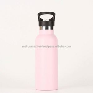 Botella de Agua Deportiva 2023 con Recubrimiento de Goma Suave, Aislada al Vacío, de Acero Inoxidable, para Filtro, Aislamiento Térmico de 12-24 Horas - Product Image 5