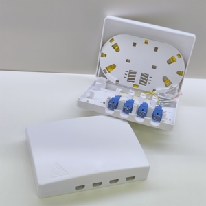 Caja de Distribución de Fibra Óptica ABS Ligera de 4 Puertos con Adaptador SC/UPC, Se Acepta Logotipo Personalizado - Product Image 3