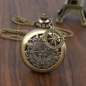 <span class=keywords><strong>Orologio</strong></span> <span class=keywords><strong>da</strong></span> Tasca <span class=keywords><strong>Vintage</strong></span> con Decorazione Pendente, Collana, <span class=keywords><strong>Orologio</strong></span> al Quarzo, Apertura Posteriore, Quadrante Arabo Antico - Product Image 2