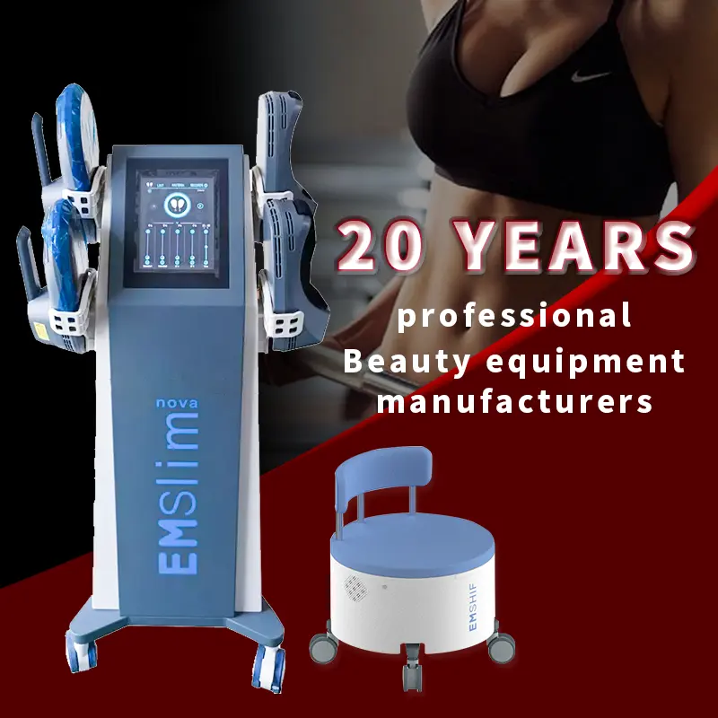 4 handles Discount Fat Body Sculpting Ems Muscle Body Contouring Slimming Machine Tesla Ems RF NEO 4 Handle Machine