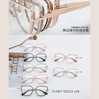 Montura de Gafas con Bloqueo de Luz Azul CR39, Diseño Brillante, Ultraligeras, Montura Óptica para Lentes