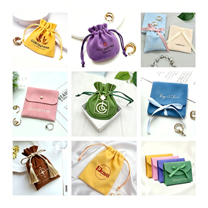 Pochette en satin réutilisable écologique anti-poussière avec cordon de serrage, logo personnalisé, en fausse soie, pour emballage de perruques, protège-poussière et masques pour les yeux – Vente en gros - Product Image 5