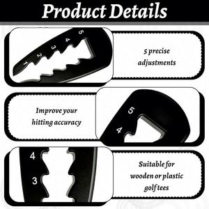 Wholesale Accessories High Quality Custom Tee Adjuster Golf Depth Limiter Height <b>Tool</b> - Product Image 4