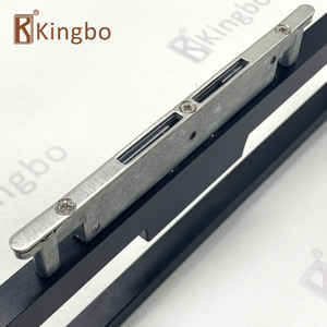 Màu Đen Đôi Móc Trượt Khóa Cho Nhôm Mỏng Khung Đôi Kính Trượt Cửa Phần Cứng Xử Lý - Product Image 5