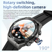 Nuevo IP67 resistente al agua HW18 Call2 4G 1,43 pulgadas AMOLED pantalla táctil completa monitoreo de salud reloj inteligente con cámara