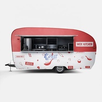 Bonne qualité caravane Pizza Restaurant Snack Double essieu cuisine Mobile nourriture remorque à dubaï café Carte Noire
