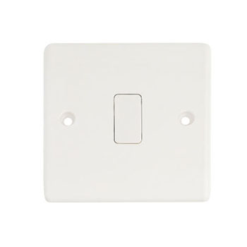 VNX Bakelite High Quality UK Bakelite 10A 1 Gang 2 Way Slim Plate Electrical Switch Wall Switch