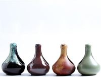 Brûleur d'aromathérapie en céramique en forme de goutte d'eau Warmself, diffuseur d'huiles essentielles à longue durée de combustion, décoration pour la maison, le bureau et la chambre