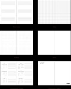 Cuadernos de Agenda Económicos al por Mayor con Impresión UV Personalizada, Papel de Arte A5, Encuadernación Espiral, Punteados, Cuadriculados, 80 Hojas, Fáciles de Escribir, para Negocios - Product Image 5