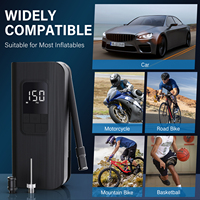 Pompe à air portable rechargeable pour pneus de voiture, moto et vélo