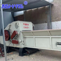 Broyeur de bois industriel robuste de 220 kW, capacité de 30-40 TPH, machine à déchiqueter le bois de grande capacité avec moteur et engrenages