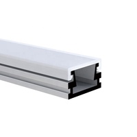 Profilé de bande lumineuse LED de Surface 12x7.5MM, Extrusion de canal en Aluminium avec diffuseur, couvercle PC, profilé en Aluminium Led
